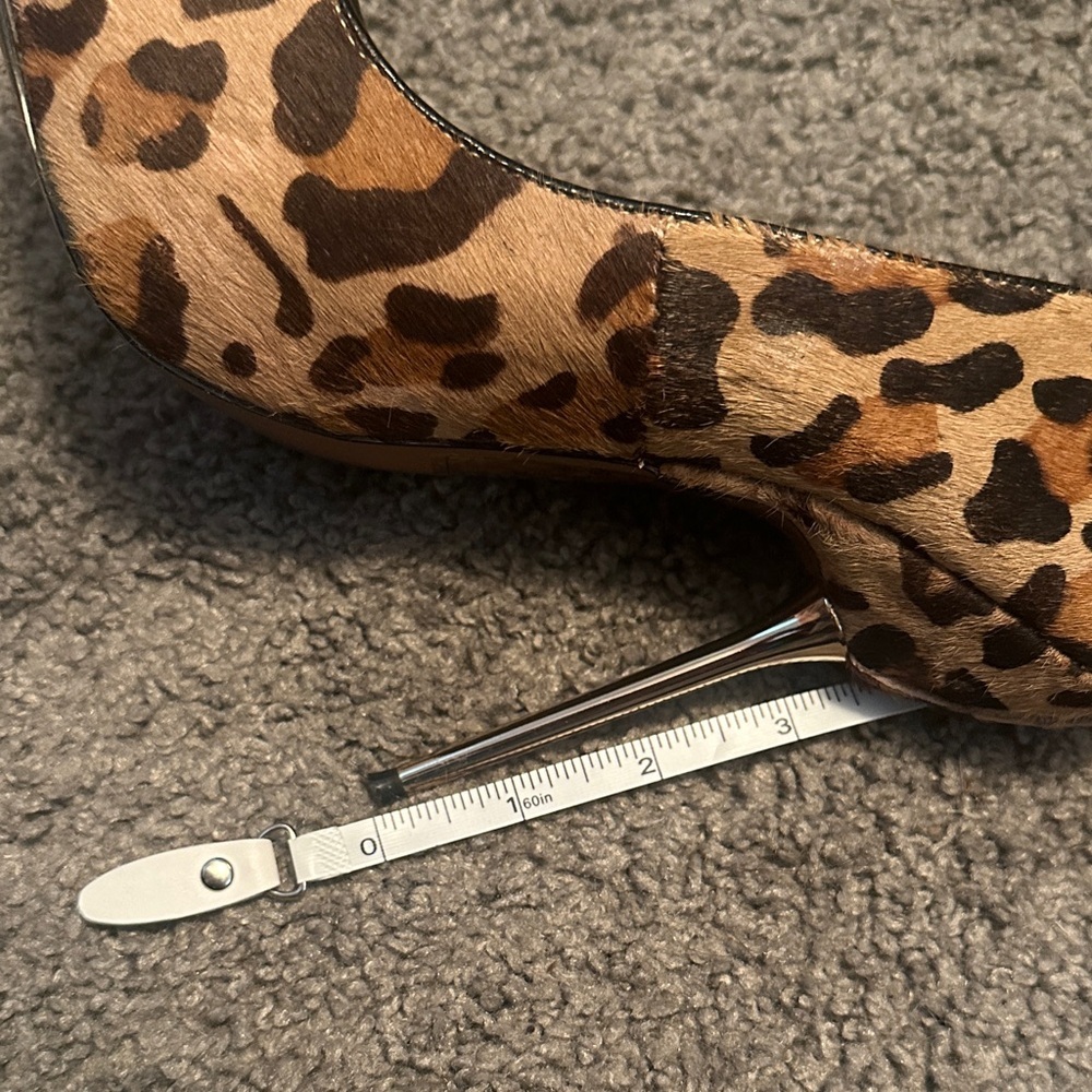 Steve Madden Leopard-Print Pointed Toe Pumps - Brown/Tan - Picture 4 of 6